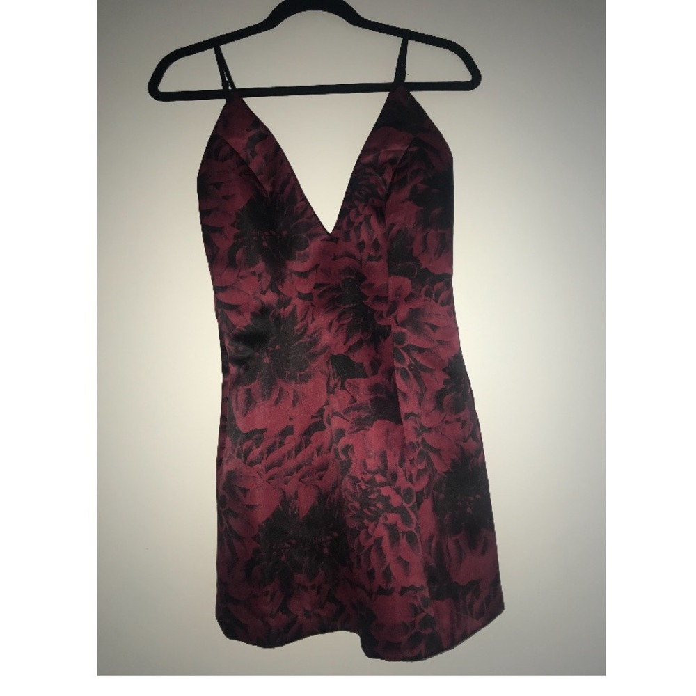 NBD Comeback Dress Raspberry XS Floral
